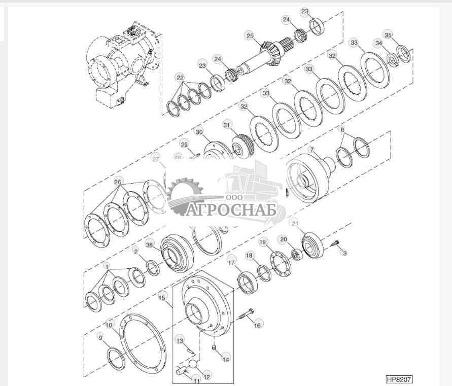 Главная коробка передач 